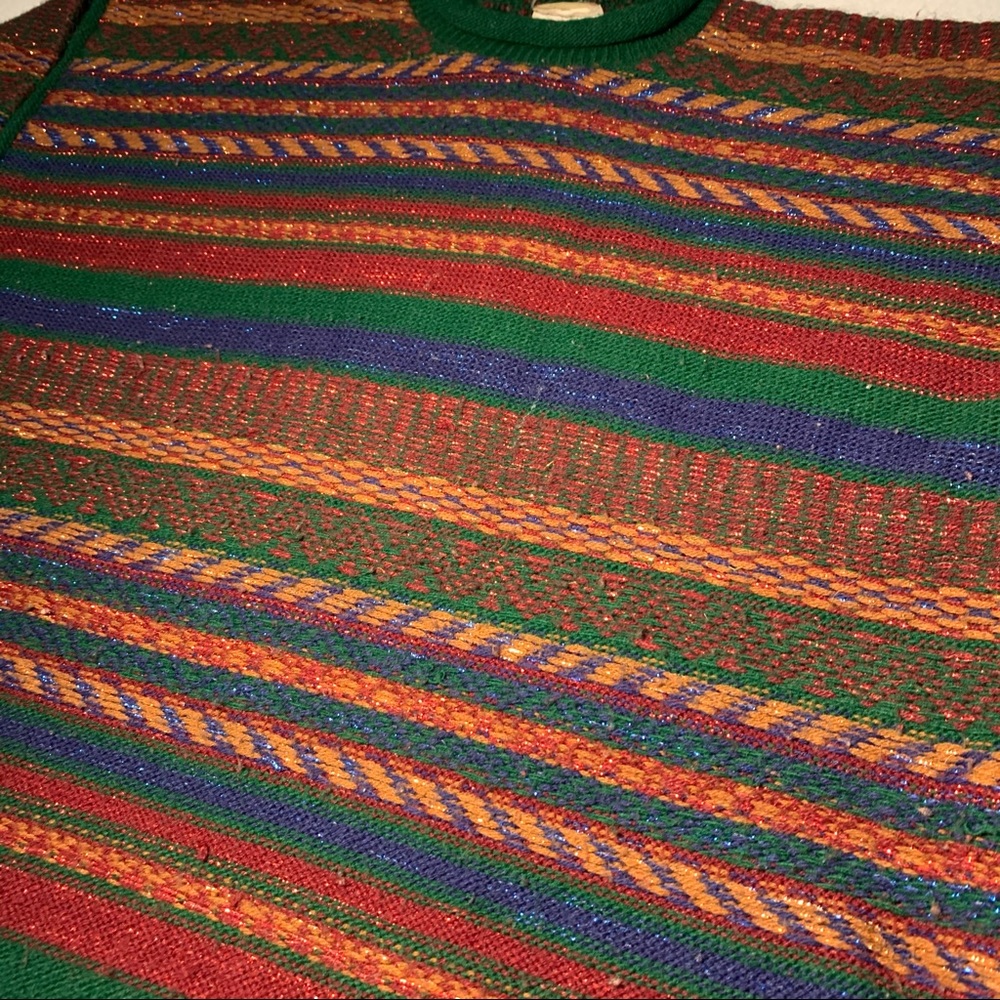 VTG Huntington Ridge Multicolored Striped Sweater - Picture 7 of 9